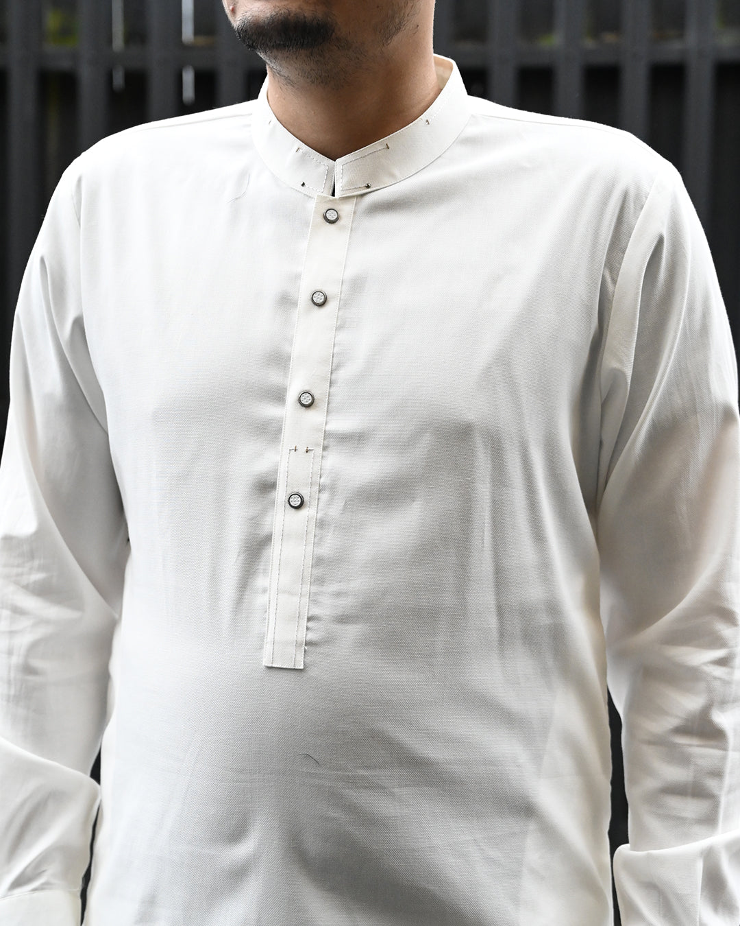 Cotton Plus Off White Kurta Trouser - President by Gul Ahmed