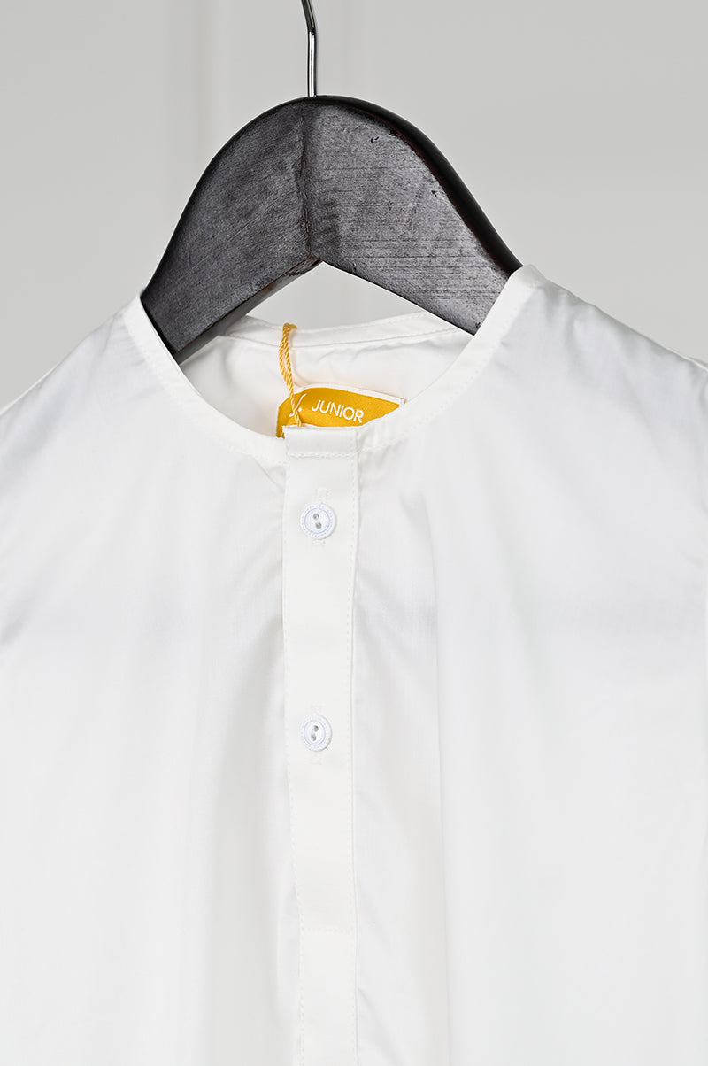 Blended White Shalwar Kameez - J. Junaid Jamshed