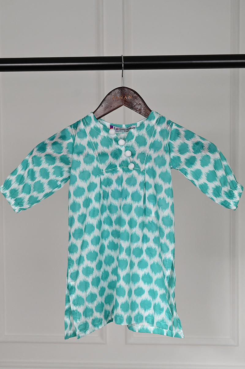 Lawn Blue Kurti - J. Junaid Jamshed