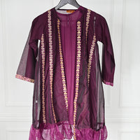 Magenta Stitched Suit - Senorita