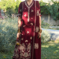 Zarqaa - Winter Stitched - Zaha by Khadijah Shah
