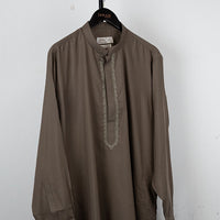 Blended Olive Kurta Shalwar - Bonanza