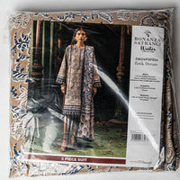 Khaddar Brown Unstitched Suit - Bonanza
