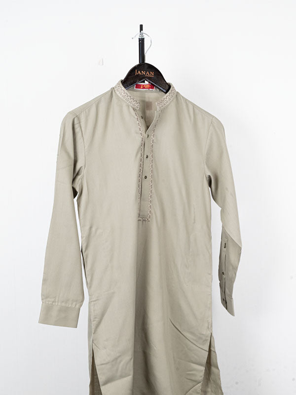 Blended Green Shalwar Kameez - J. Junaid Jamshed