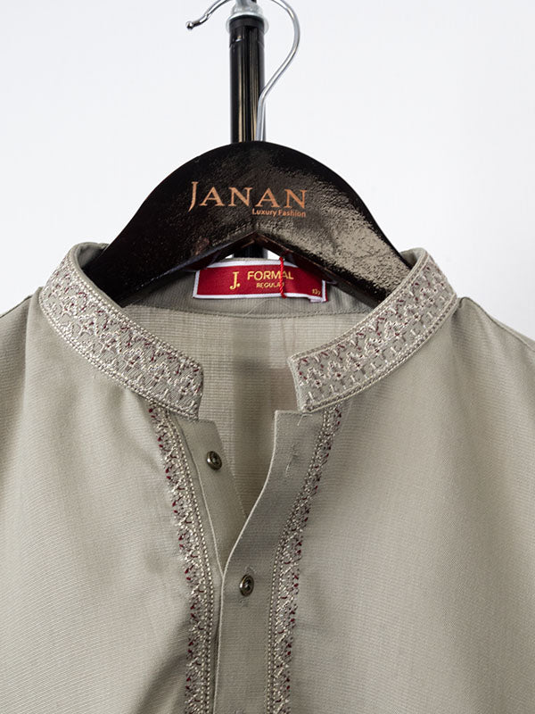 Blended Green Shalwar Kameez - J. Junaid Jamshed