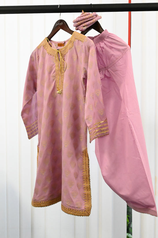 Purple Stitched Suit - Senorita