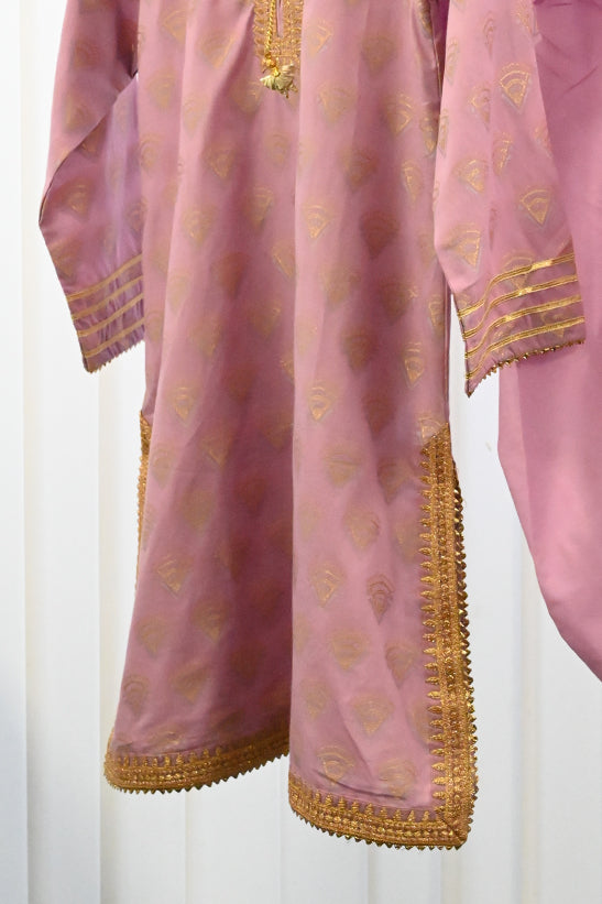 Purple Stitched Suit - Senorita