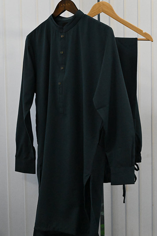 Blended Blue Shalwar Kameez - President by Gul Ahmed