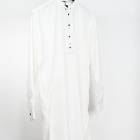 Blended White Kurta Trouser - President by Gul Ahmed
