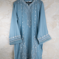 Sky Blue Stitched Suit - Gul Ahmed