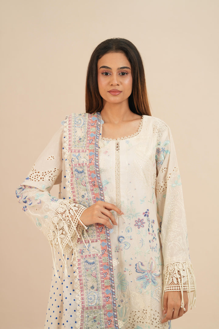 Veluna - Suffuse Embroidered Lawn Stitched