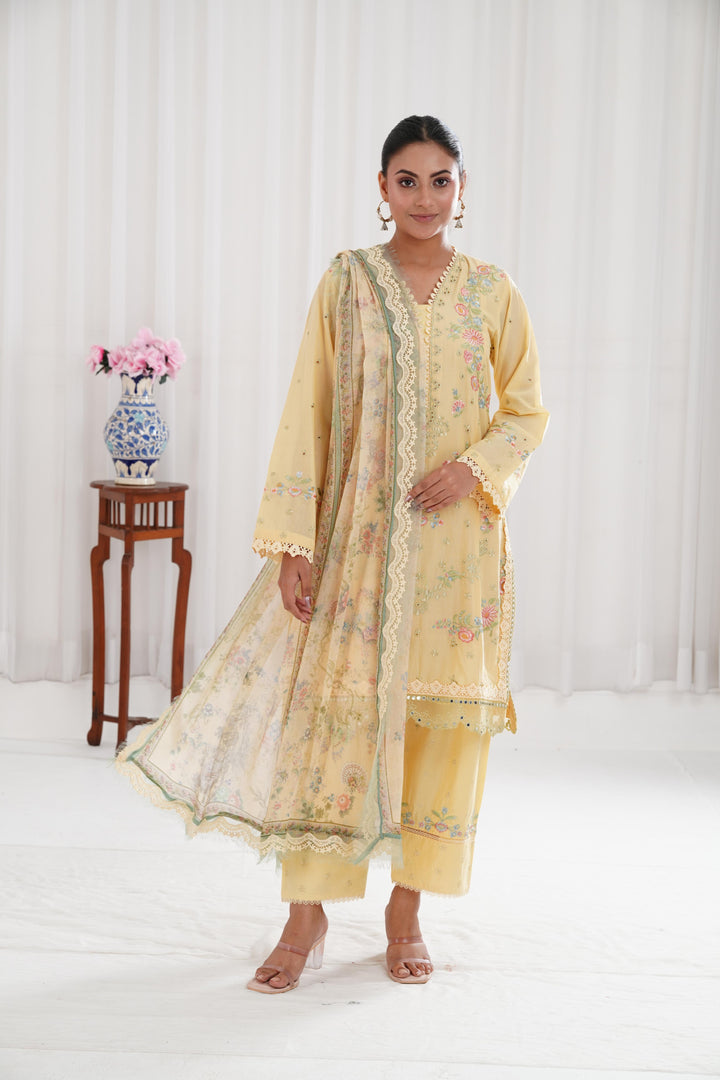 Design 1B - Sobia Nazir Vital Lawn Stitched