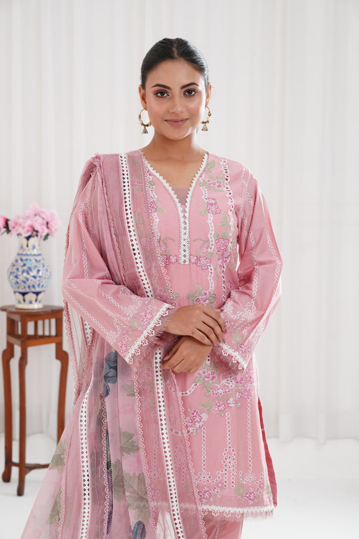 Design 2A - Sobia Nazir Vital Lawn Stitched