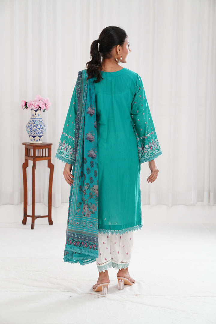 Design 6A - Sobia Nazir Vital Lawn Stitched