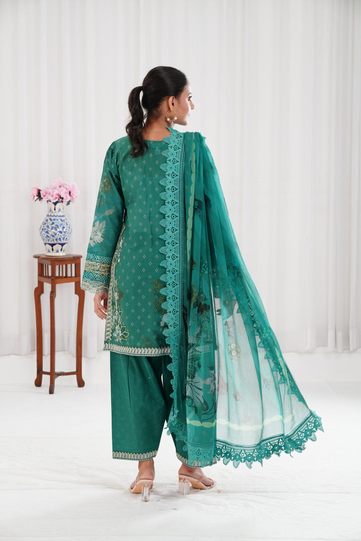 Design 9B - Sobia Nazir Vital Lawn Stitched
