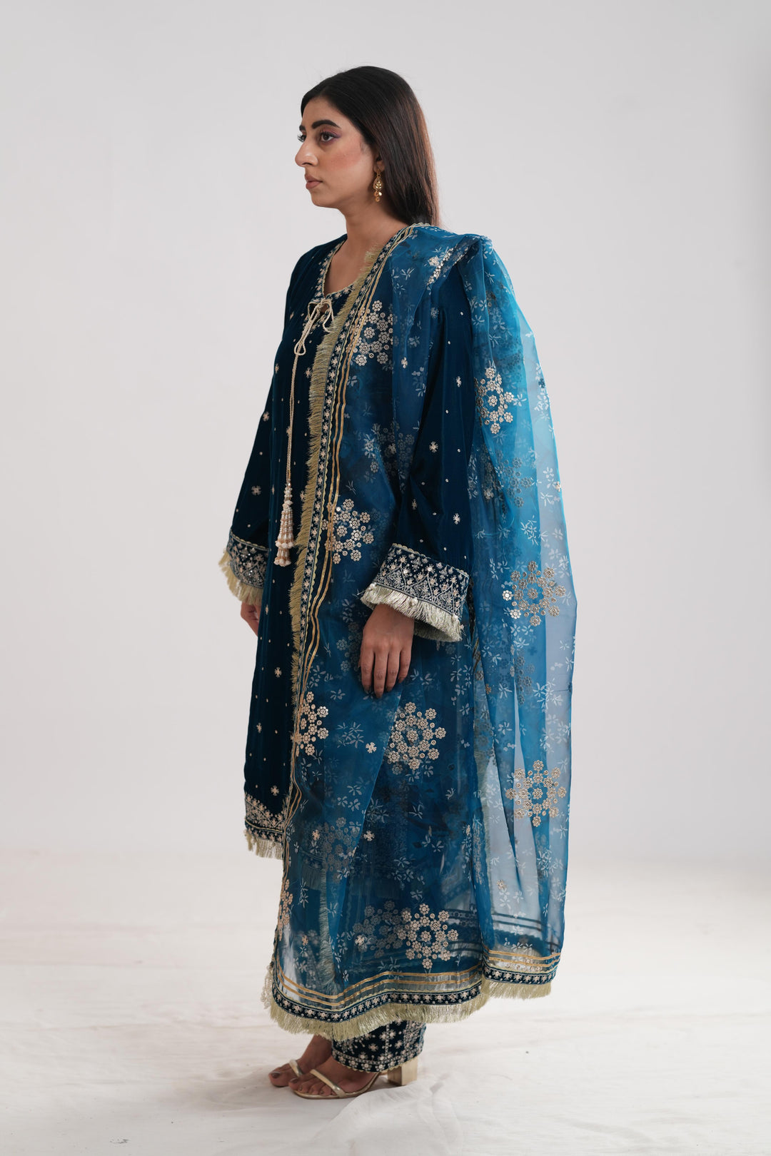 Design 2 - Jazmin Embroidered Formal Velvet Stitched
