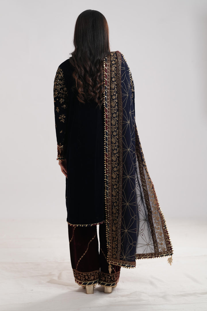 Design 7 - Jazmin Embroidered Formal Velvet Stitched