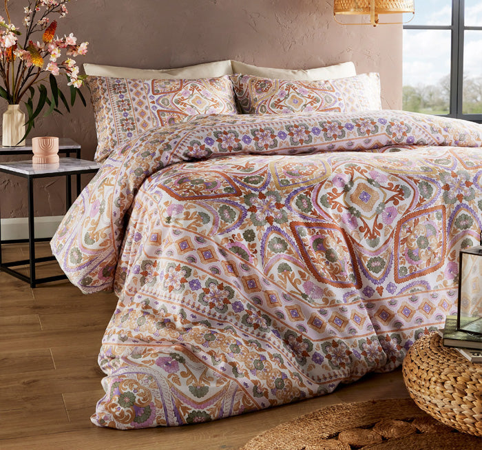 Vantona Boutique Kizzi Mandala Duvet Cover Set - Multi