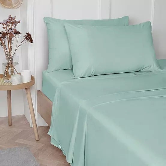 Vantona 100% Luxury Cotton Plain Dyed Fitted Sheets - Sold Separately