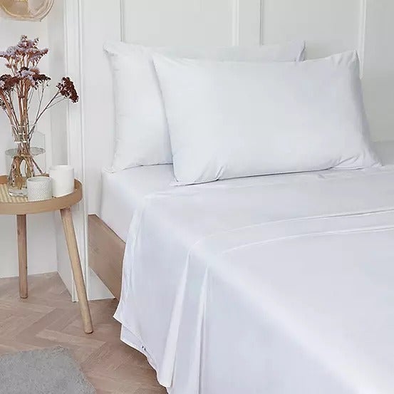 Vantona 100% Luxury Cotton Plain Dyed Fitted Sheets - Sold Separately