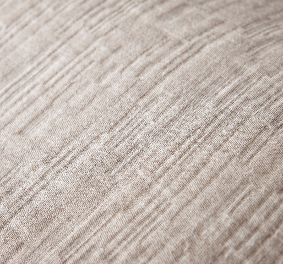 Vantona Loom Range Stone Gauze Duvet Cover Set - Stone