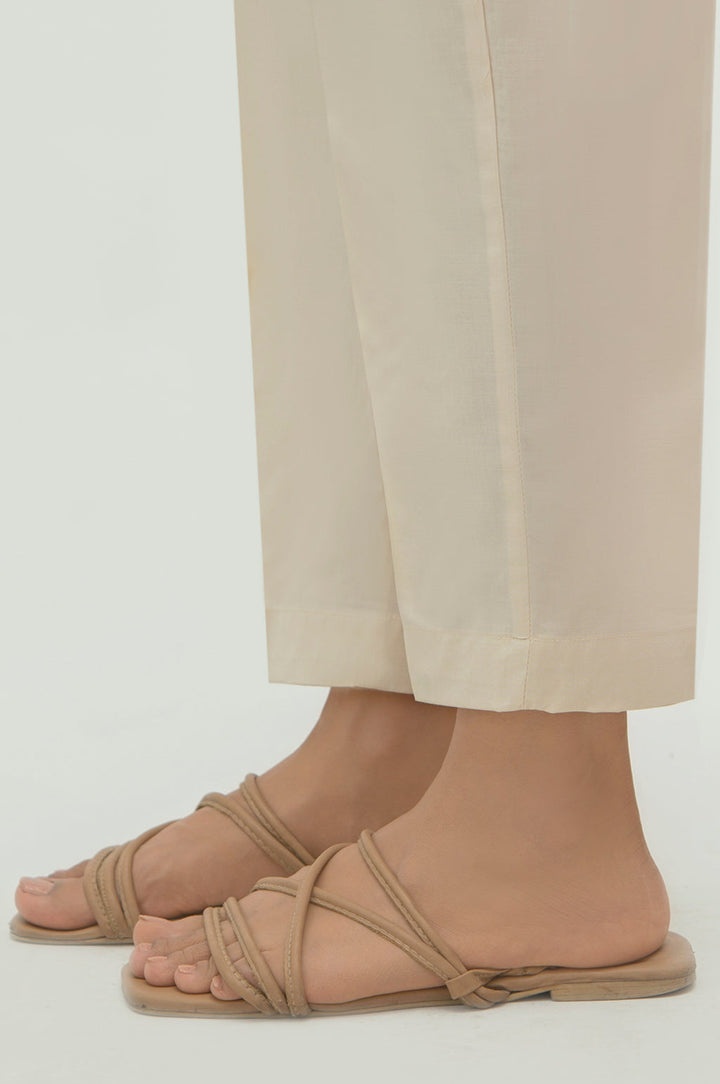Cambric Beige Trouser - Zeen