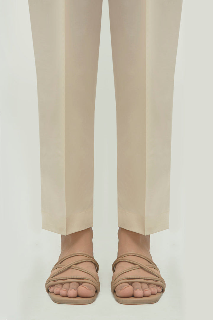 Cambric Beige Trouser - Zeen