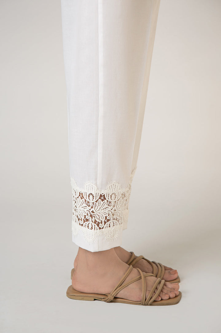 Cottel White Trouser - Zeen