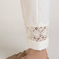 Cottel White Trouser - Zeen