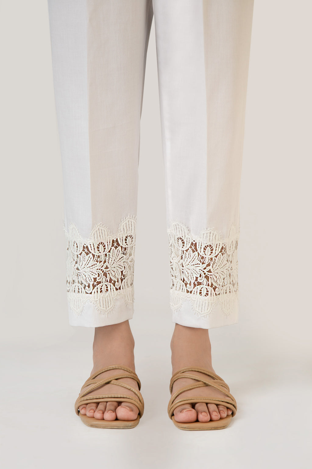 Cottel White Trouser - Zeen