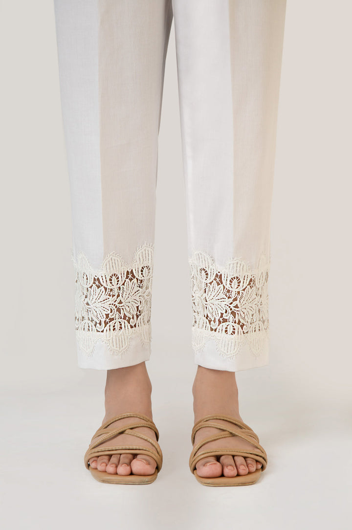 Cottel White Trouser - Zeen
