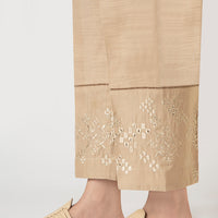 Khaddar Beige Trouser - Zeen