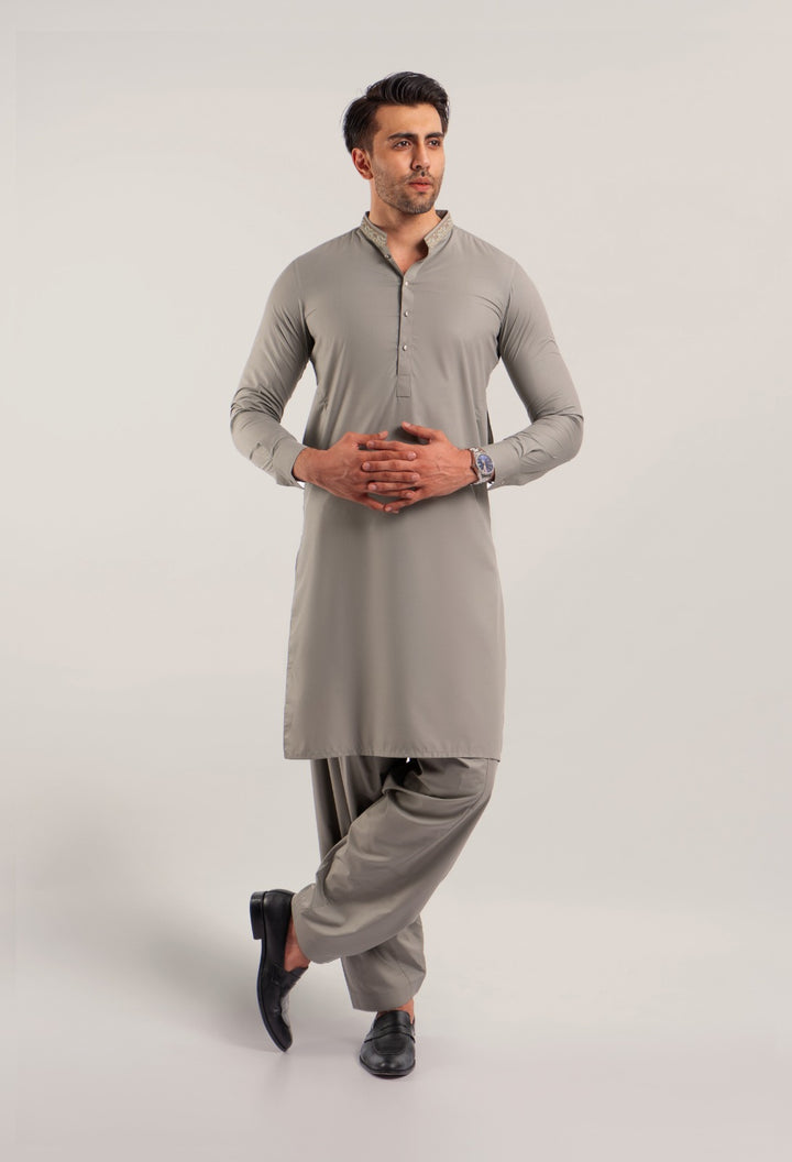 Blended Pista Kurta Trouser - Shaffer