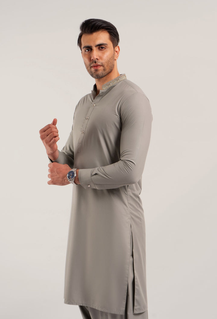 Blended Pista Kurta Trouser - Shaffer