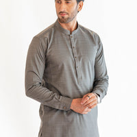 Blended Green Kurta Trouser - Shaffer