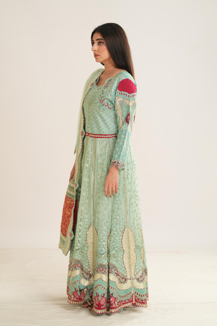 Zanzar - Afrozeh Shehnai Wedding Formals Stitched