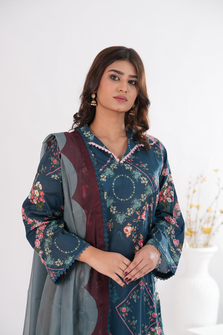 Zarya-9B | Zara Shahjahan Stitched - Coco Prints Edit III