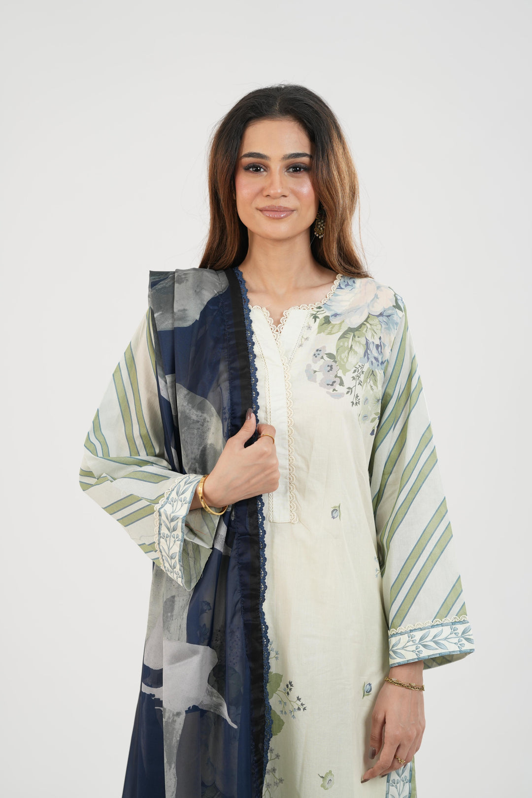 Zeya-1B - Coco Prints By Zara Shahjahan Stitched