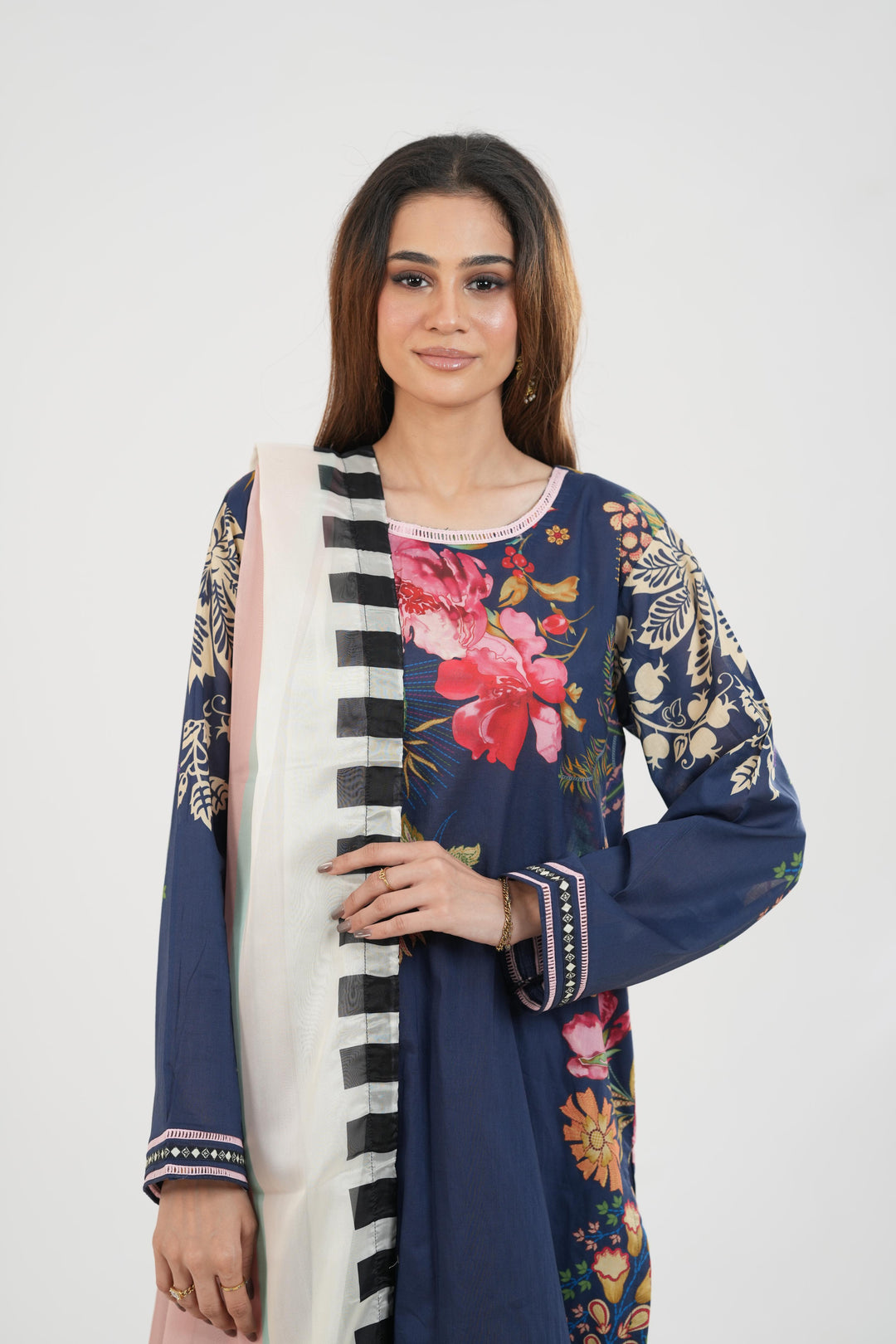 Vera-3B - Coco Prints By Zara Shahjahan Stitched