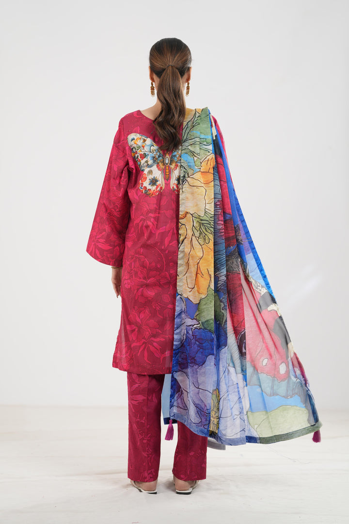 Gece-5A - Coco Prints By Zara Shahjahan Stitched