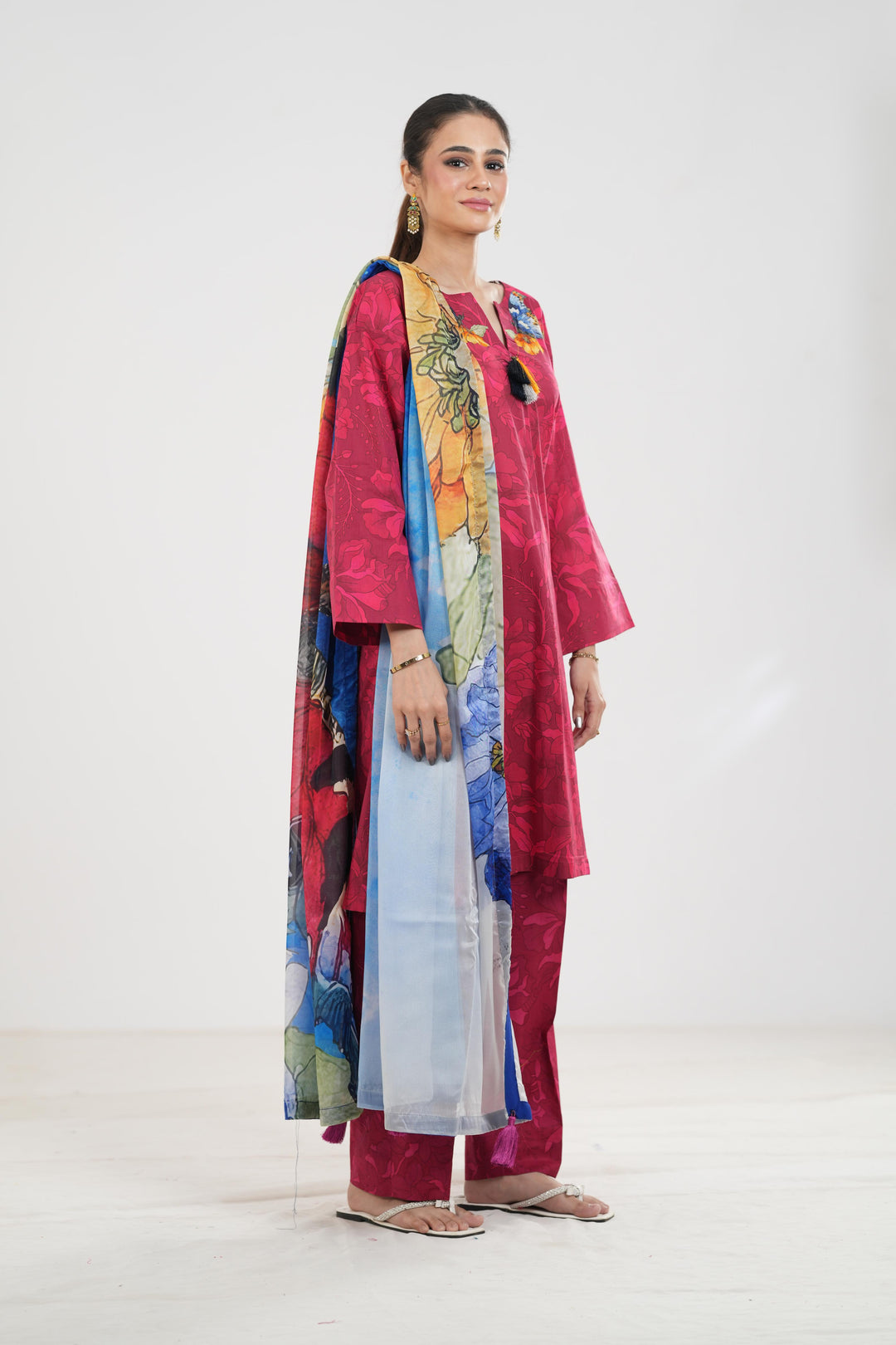 Gece-5A - Coco Prints By Zara Shahjahan Stitched