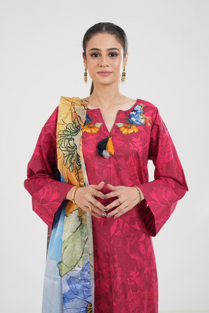 Gece-5A - Coco Prints By Zara Shahjahan Stitched