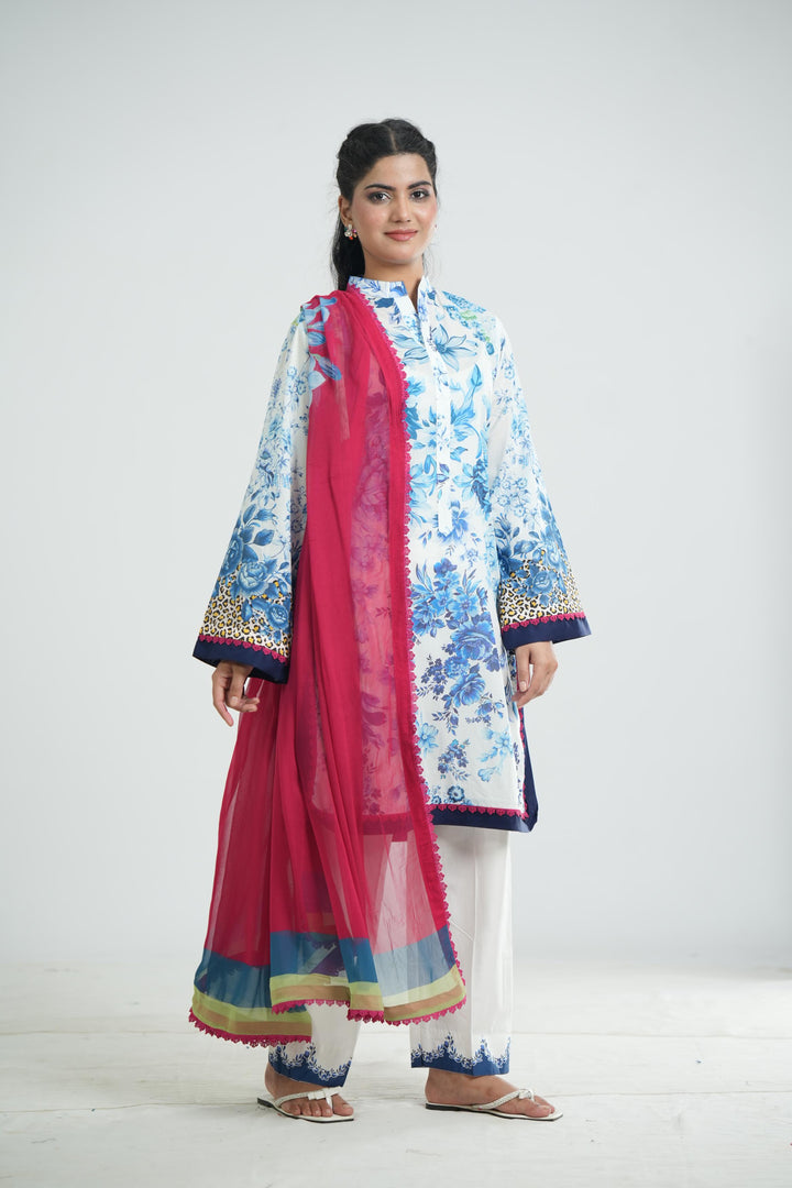 Aero-6A - Coco Prints By Zara Shahjahan Stitched