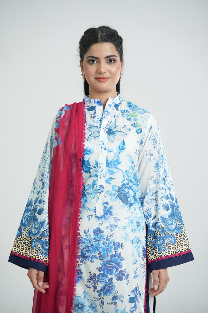 Aero-6A - Coco Prints By Zara Shahjahan Stitched