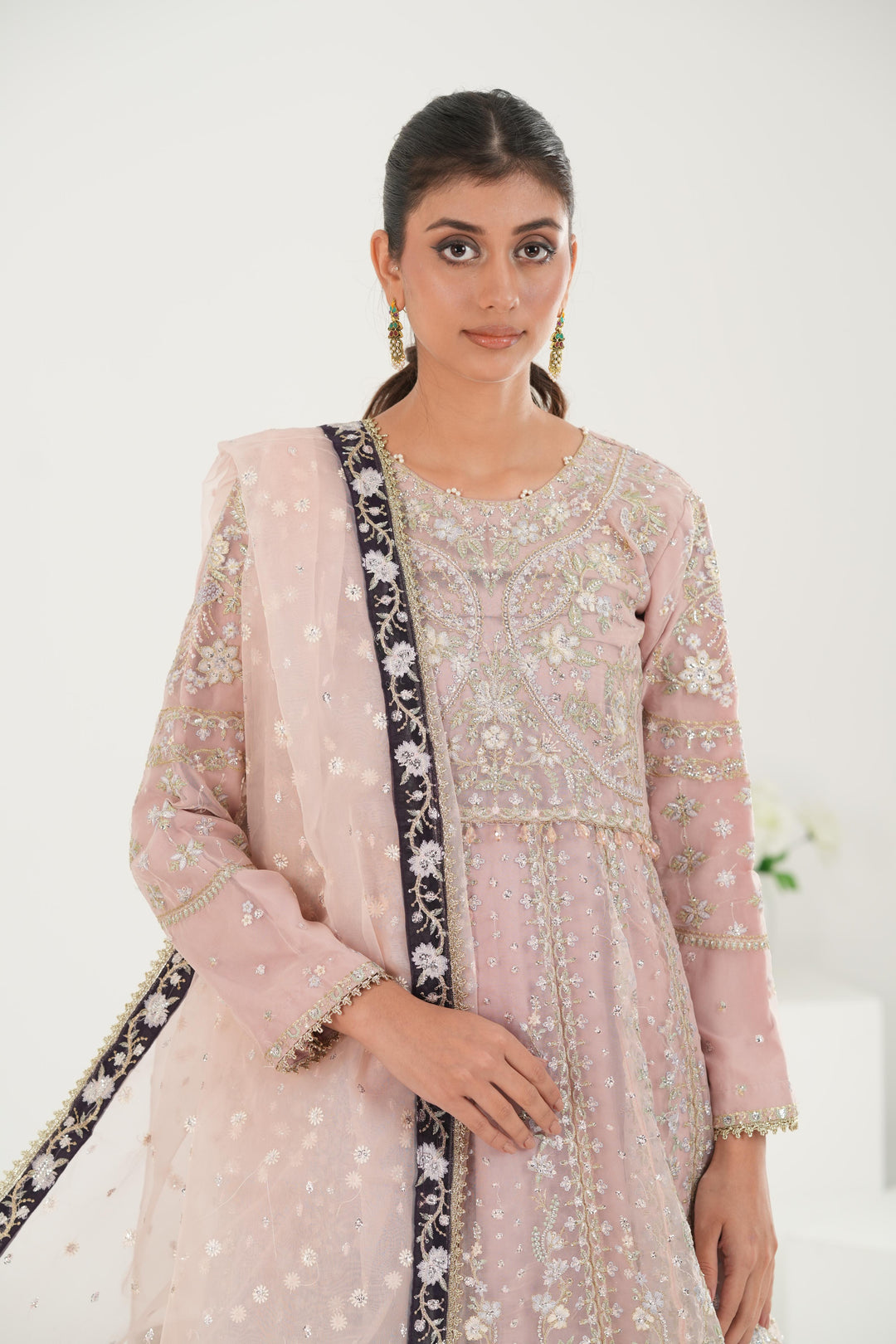 Zeal - Afrozeh La Fuchsia Stitched