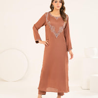 Verdant Brown Satin