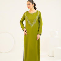 Verdant Olive Satin