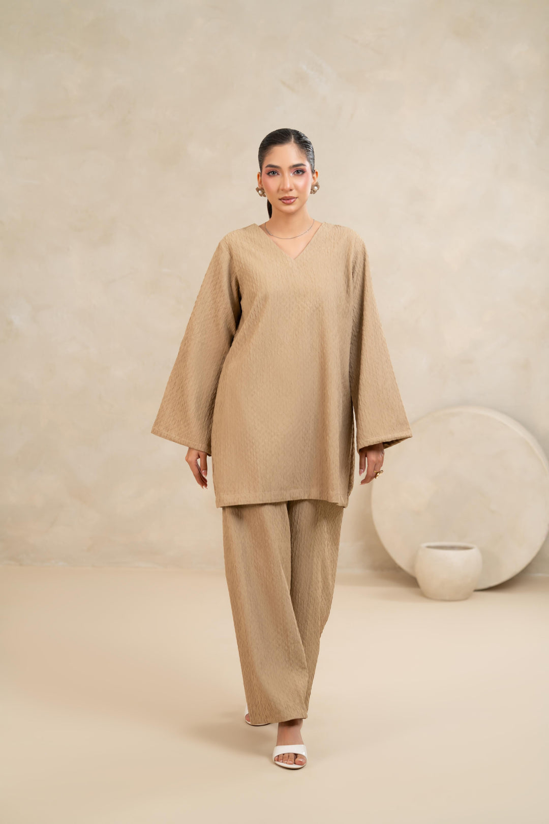 Verde Ease Co-ord – Beige