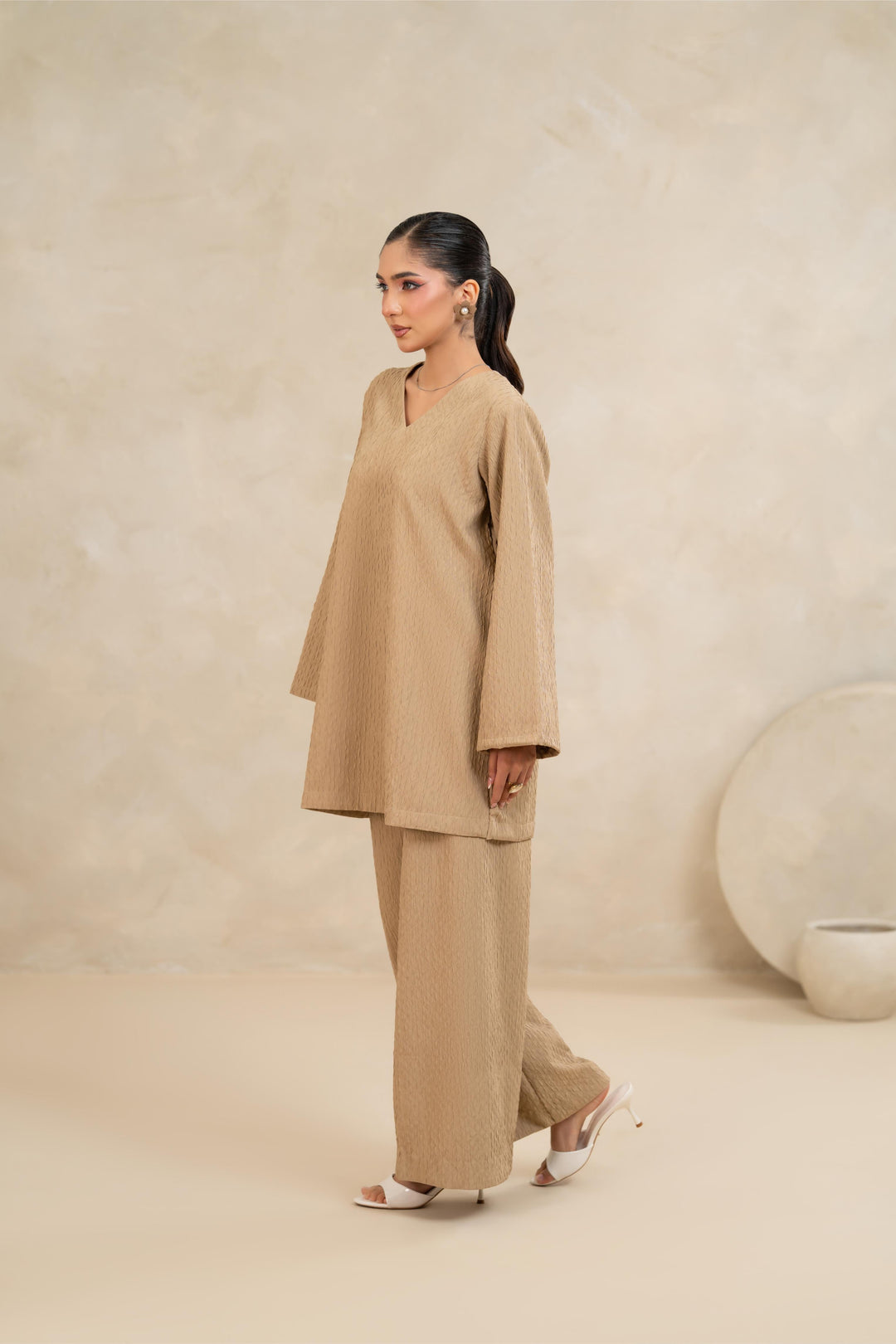 Verde Ease Co-ord – Beige