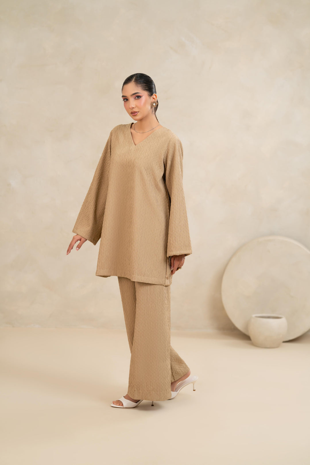 Verde Ease Co-ord – Beige